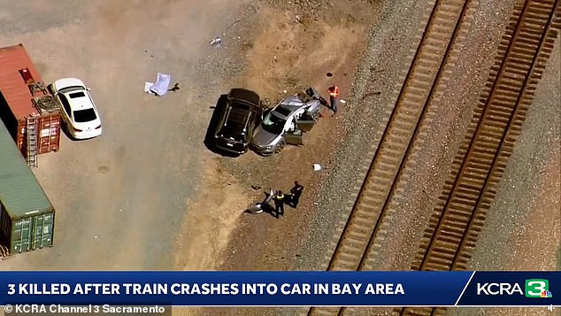 Watch Three dead and four injured – two seriously – after Amtrak train crashes into a car in California – Latest News