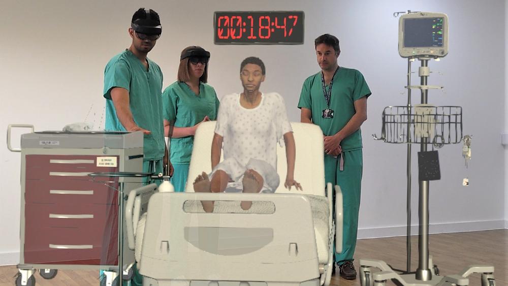 Watch ‘Hologram patients’ help train UK medical students in world first – Latest News