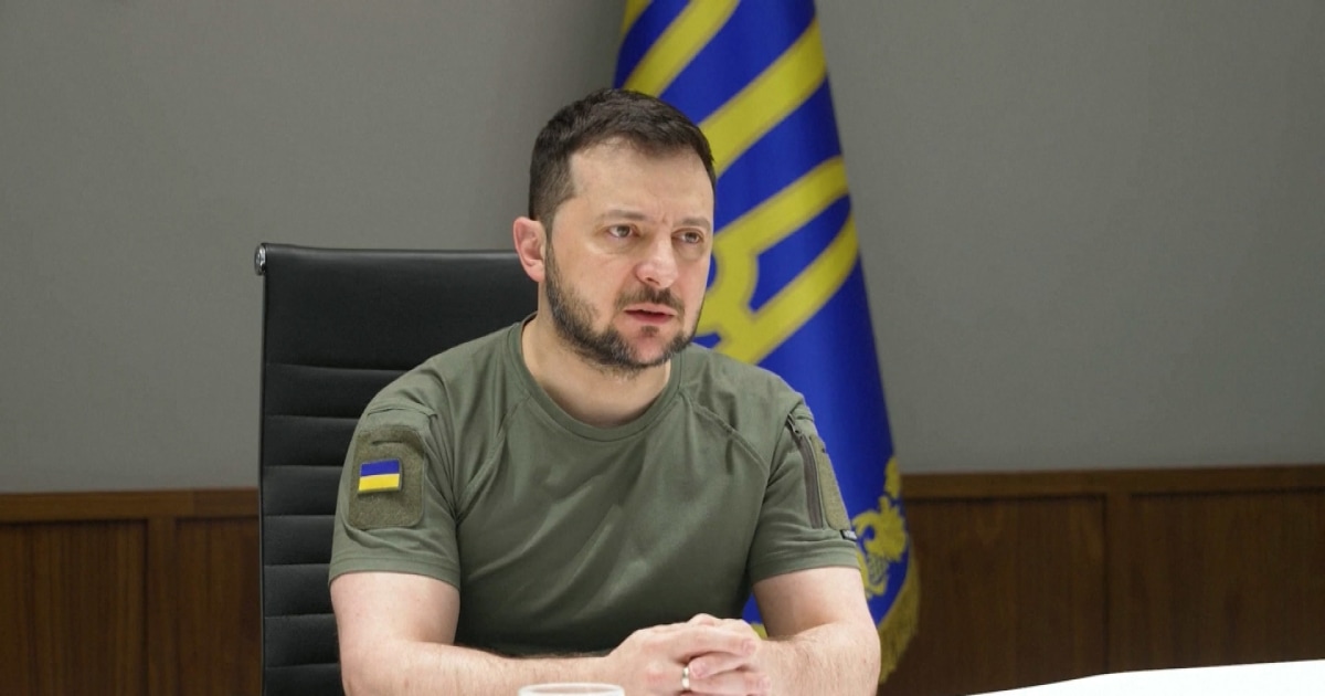 Watch Ukraine’s president sends condolences over Texas elementary school shooting – NBC Latest News