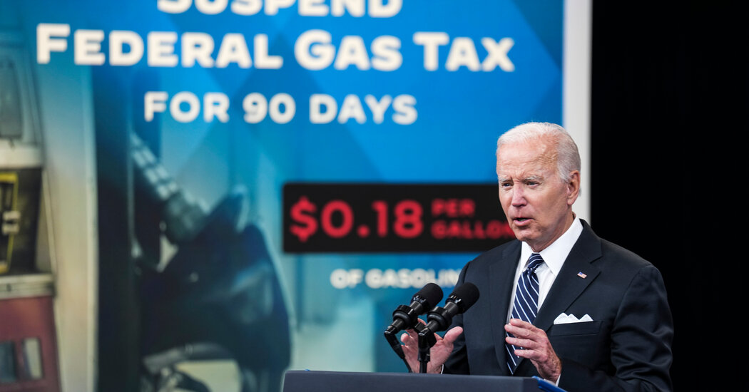 Watch Video: Biden Urges Congress to Suspend Gas Tax for 3 Months – NYTimes U.S. News